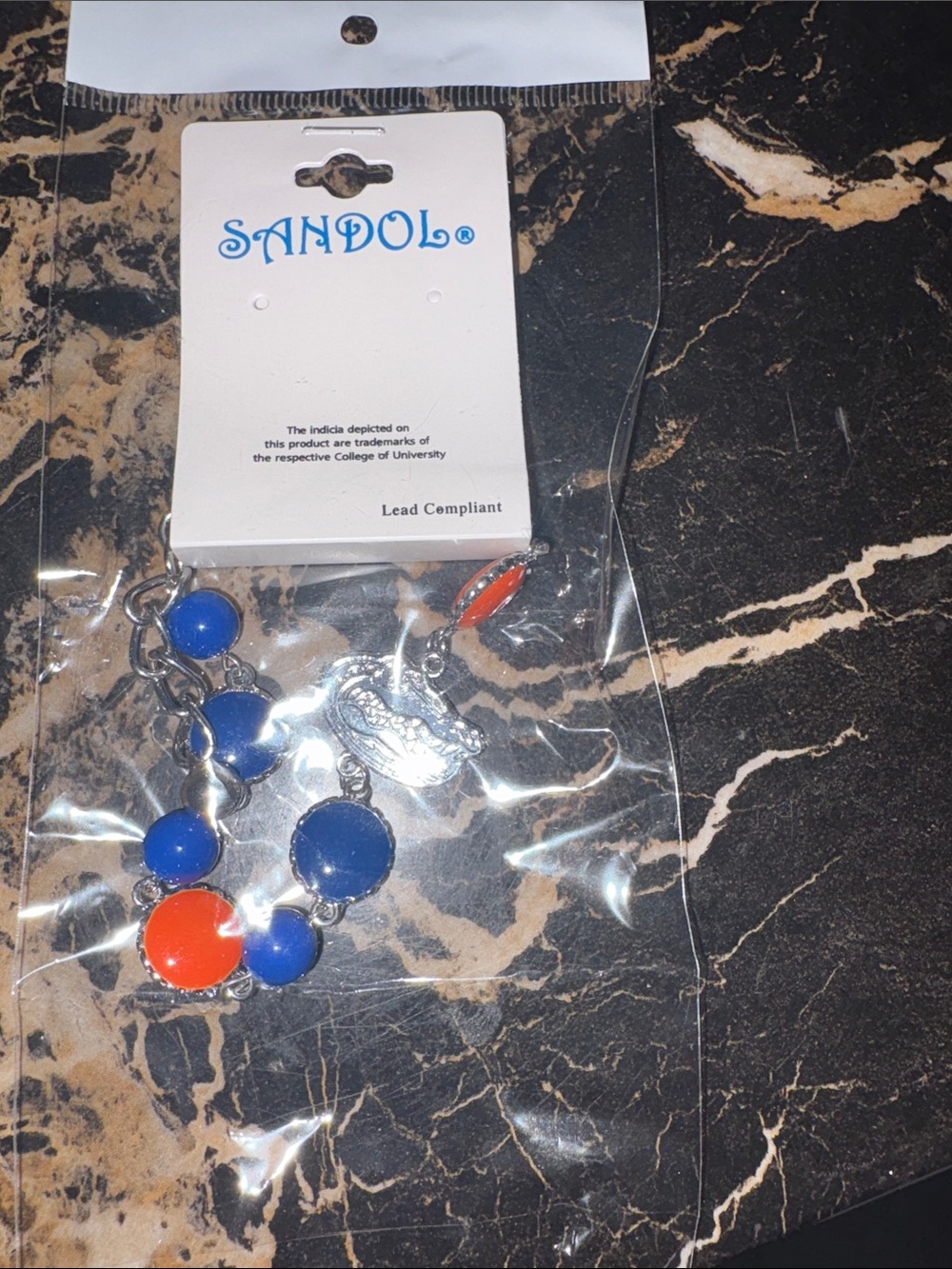 Sandol Womens Blue and Orange Florida Gators
